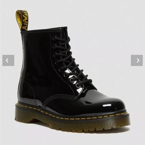 Dr. Martens 1460 BEX PATENT LEATHER LACE UP BOOTS